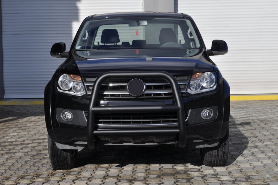 Volkswagen Amarok 2010-2022 Defensa Delantera VL001 Negra (Acero Inoxidable) Image