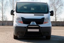 Renault Trafic 2001–2015 Defensa Delantera QT-Spec Negra (Acero Inoxidable) foto 1