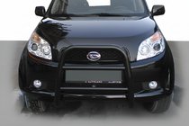 Daihatsu Terios 2006-2017 Defensa Delantera QT005 Negra (Acero Inoxidable) foto 1
