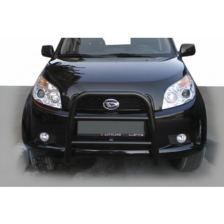 Defensa Delantera QT005 Negra (Acero Inoxidable) Daihatsu Terios 2006-2017