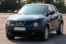 Nissan Juke 2010-2019 Defensa Delantera QT012 Negra (Acero Inoxidable) foto 2