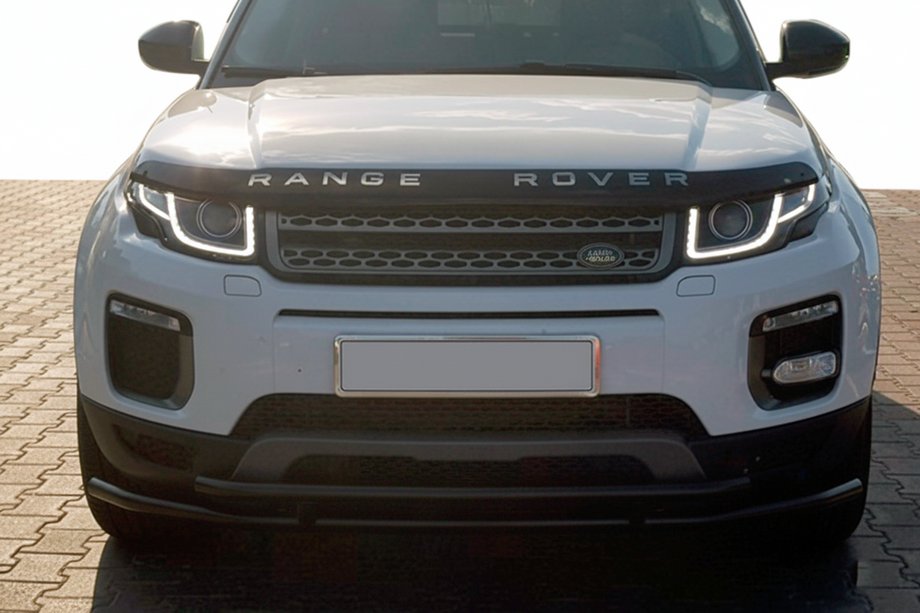 Range Rover Evoque 2012-2018 Defensa Delantera ST014-1 Negra (Acero Inoxidable) Image