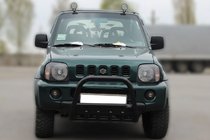 Suzuki Jimny 1998-2018 Defensa Delantera F2-01 Negra (Acero Inoxidable) foto 1
