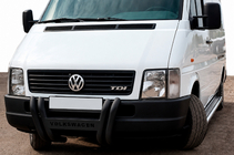 Volkswagen LT 1995-2006 Defensa delantera Kelebek WT011 Black (acero inoxidable) foto 1
