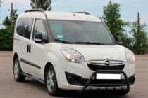 Opel Combo 2012-2018 Defensa frontal Black (acero inoxidable) foto 2