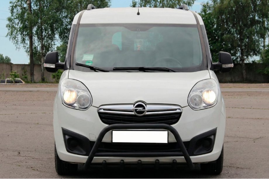 Opel Combo 2012-2018 Defensa frontal Black (acero inoxidable) Image