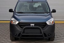 Renault Dokker 2013-2022 Defensa Delantera WT006 Negra (Acero Inoxidable) foto 1