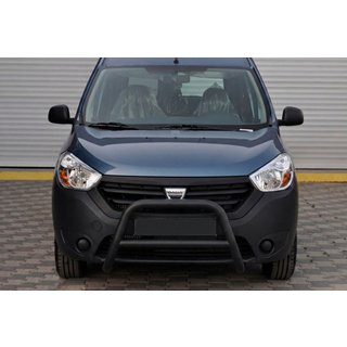 Defensa Delantera WT006 Negra (Acero Inoxidable)