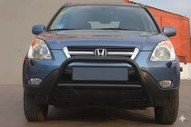 Honda CRV 2001-2006 Defensa Delantera WT005 Negra (Acero Inoxidable) foto 2