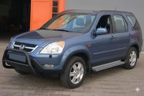 Honda CRV 2001-2006 Defensa Delantera WT005 Negra (Acero Inoxidable) foto 1