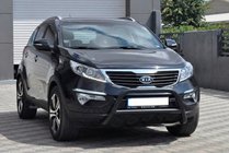 Kia Sportage 2010-2015 Defensa Delantera WT006 Negra (Acero Inoxidable) foto 1