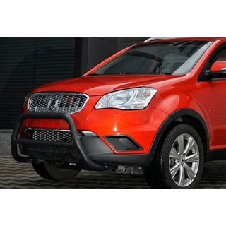 Defensa Delantera WT005 Negra (Acero Inoxidable) SsangYong Korando 2010-2019 foto 3