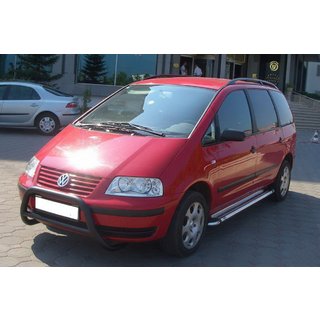 Defensa Delantera WT005 Negra (Acero Inoxidable) Volkswagen Sharan 1995-2010 foto 2