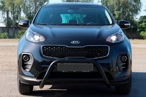 Kia Sportage 2015-2021 Defensa Delantera WT006 Negra (Acero Inoxidable) foto 4