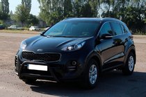 Kia Sportage 2015-2021 Defensa Delantera WT006 Negra (Acero Inoxidable) foto 5