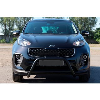 Defensa Delantera WT006 Negra (Acero Inoxidable) Kia Sportage 2015-2021 foto 4