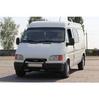 Defensa Delantera WT006 Negra (Acero Inoxidable) foto 2