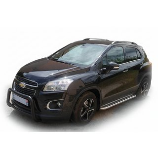 Defensa Delantera WT005 Negra (Acero Inoxidable)