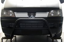 Fiat Ducato 1995-2006 Defensa Delantera WT005 Negra (Acero Inoxidable) foto 1