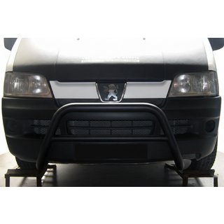 Defensa Delantera WT005 Negra (Acero Inoxidable)