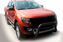 Ford Ranger 2011–2022 Defensa Delantera WT005 Negra (Acero Inoxidable) foto 1