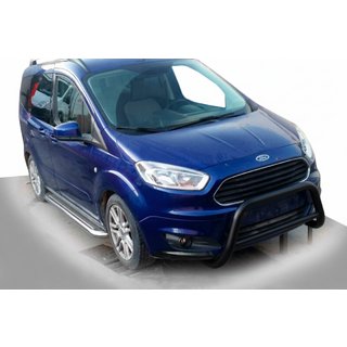 Defensa Delantera WT005 Negra (Acero Inoxidable) Ford Courier 2014-2023