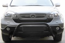 Honda CRV 2007-2011 Defensa Delantera WT005 Negra (Acero Inoxidable) foto 1