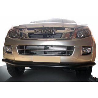 Defensa Delantera ST014 Negra (Acero Inoxidable)