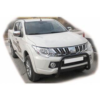 Defensa Delantera WT005 Negra (Acero Inoxidable)