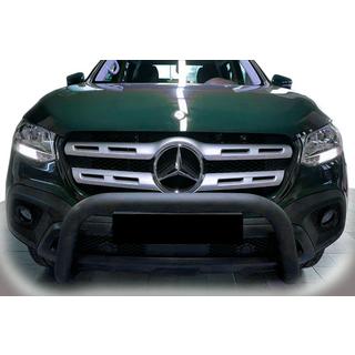 Defensa delantera WT005 Negra (acero inoxidable, 60mm)