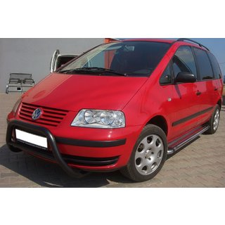 Defensa Delantera WT005 Negra (Acero Inoxidable) Ford Galaxy 1995-2006 foto 3