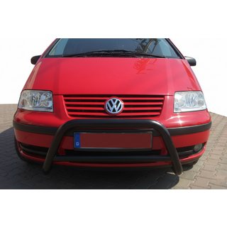 Defensa Delantera WT005 Negra (Acero Inoxidable) Ford Galaxy 1995-2006 foto 2