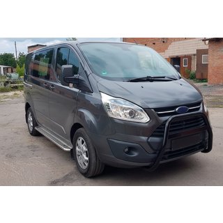 Defensa Delantera WT006 Negra (Acero Inoxidable)