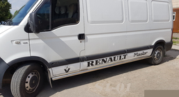 Renault Master 1998-2010 Tubos Laterales (2 uds., Acero Inoxidable) Batalla Larga foto 1