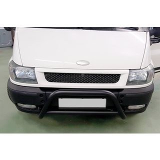 Defensa Delantera WT006 Negra (Acero Inoxidable)