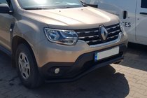 Dacia Duster 2018-2024 Defensa Delantera WT008 Negra (Acero Inoxidable) foto 4