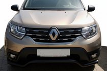 Renault Duster 2018-2024 Defensa Delantera WT008 Negra (Acero Inoxidable) foto 2