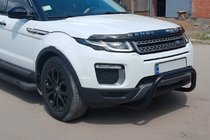 Range Rover Evoque 2012-2018 Defensa Delantera WT005 Negra (Acero Inoxidable) foto 2