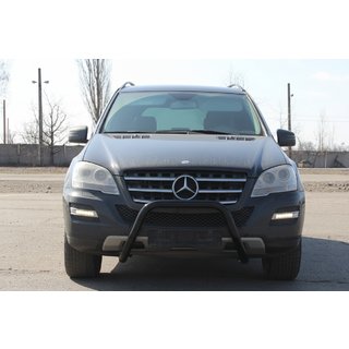 Protector Frontal WT006 Negro (Acero Inoxidable) Mercedes ML W164 2005-2011 foto 1