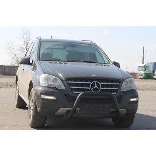Protector Frontal WT006 Negro (Acero Inoxidable) Mercedes ML W164 2005-2011 foto 2