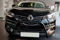 Renault Kadjar 2015-2022 Defensa frontal Black (acero inoxidable) foto 2