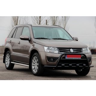 Defensa Delantera ST-WT-15 Negra (Acero Inoxidable) Suzuki Grand Vitara 2005-2017 foto 1