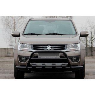 Defensa Delantera ST-WT-15 Negra (Acero Inoxidable) Suzuki Grand Vitara 2005-2017 foto 2