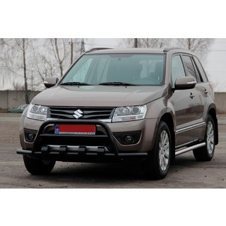 Defensa Delantera ST-WT-15 Negra (Acero Inoxidable) Suzuki Grand Vitara 2005-2017 foto 3