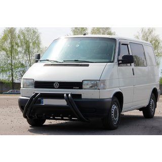 Defensa delantera Kelebek WT011 Black (acero inoxidable) Volkswagen T4 Transporter 1990-2003 foto 3