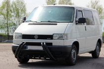 Volkswagen T4 Caravelle/Multivan 1990–2003 Defensa delantera Kelebek WT011 Black (acero inoxidable) foto 3
