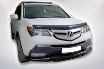 Acura MDX 2007-2013 Defensa Delantera B1-47 Negra (Acero Inoxidable) foto 1