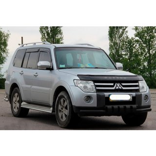 Defensa Delantera ST015-13 Negra (Acero Inoxidable) Mitsubishi Pajero Wagon IV 2006-2021 foto 1