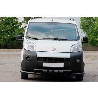 Defensa Delantera Shark Black (Acero Inoxidable) Fiat Fiorino/Qubo 2008-2024 foto 2