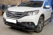 Honda CRV 2012-2016 Defensa Delantera Shark Black (Acero Inoxidable) foto 1